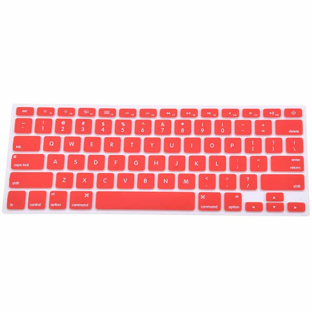 Cubre Teclado Ingles Rojo